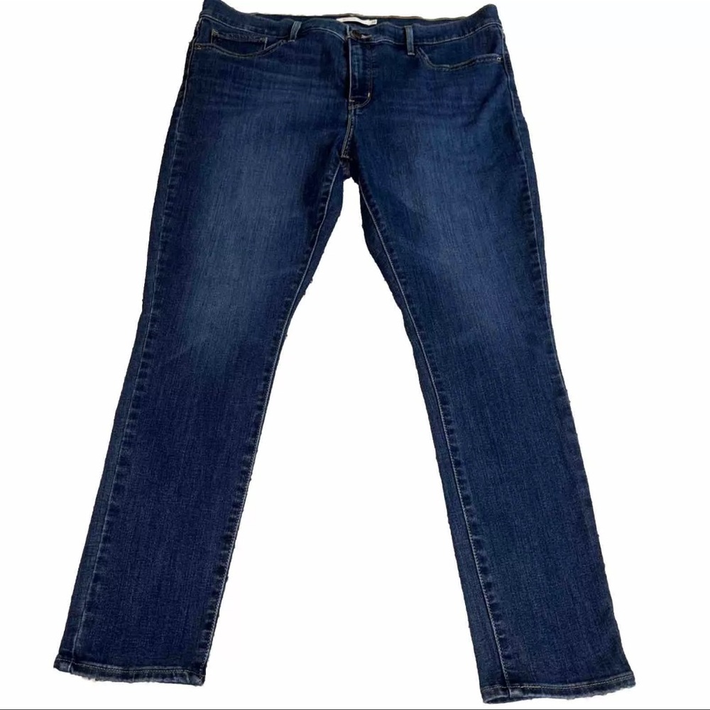 Levis 311 Shaping Skinny Mid Rise Stretch Blue Jeans Size 34 34x30